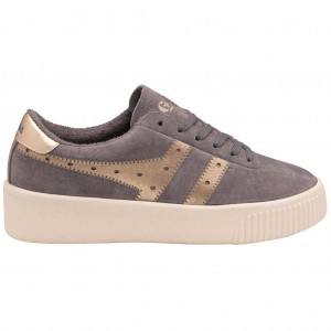 Gola Classics Super Court Metallic Sneakers Douradas Portugal | GNHC05628