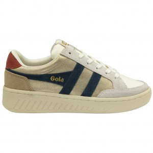 Gola Classics Superslam Blaze Sneakers Douradas Laranja Portugal | PWKO30892