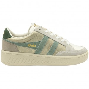Gola Classics Superslam Blaze Sneakers Douradas Verdes Portugal | SEYN64093