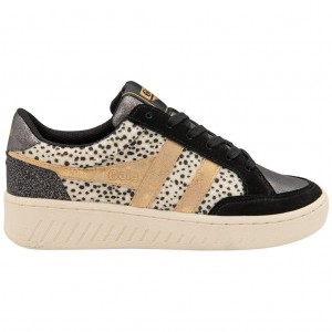 Gola Classics Superslam Sneakers Pretas Douradas Portugal | LQZX76598