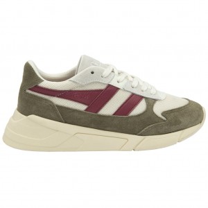 Gola Classics Tempest Sneakers Branco Caqui Portugal | KEBL58019