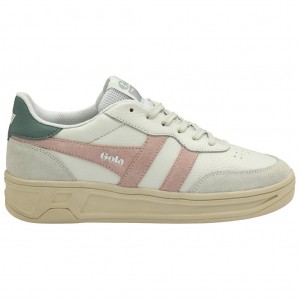 Gola Classics Topspin Sneakers Branco Rosa Portugal | QNPL20765