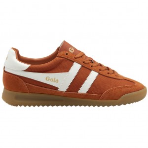 Gola Classics Tornado Sneakers Laranja Branco Portugal | ZJOH73021