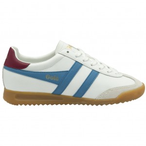 Gola Classics Torpedo Leather Sneakers Branco Portugal | FDJA30756