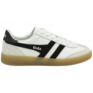 Gola Classics Viper Leather Sneakers Branco Pretas Portugal | OPEG13527