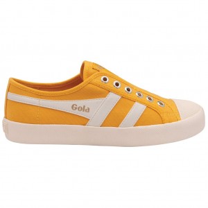 Gola Vegan Classics Coaster Slip Shoes Branco Portugal | SBPY63905