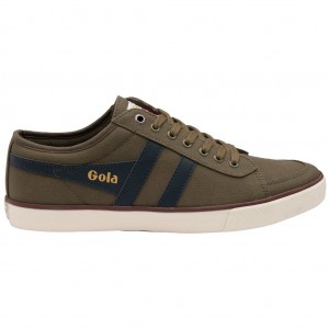 Gola Vegan Classics Comet Plimsoll Sneakers Caqui Azul Marinho Bordeaux Portugal | DOJL80714