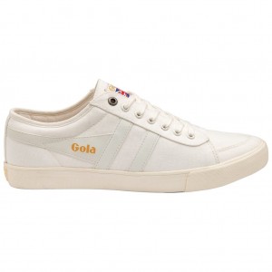 Gola Vegan Classics Comet Plimsoll Sneakers Branco Branco Portugal | WXTR75802