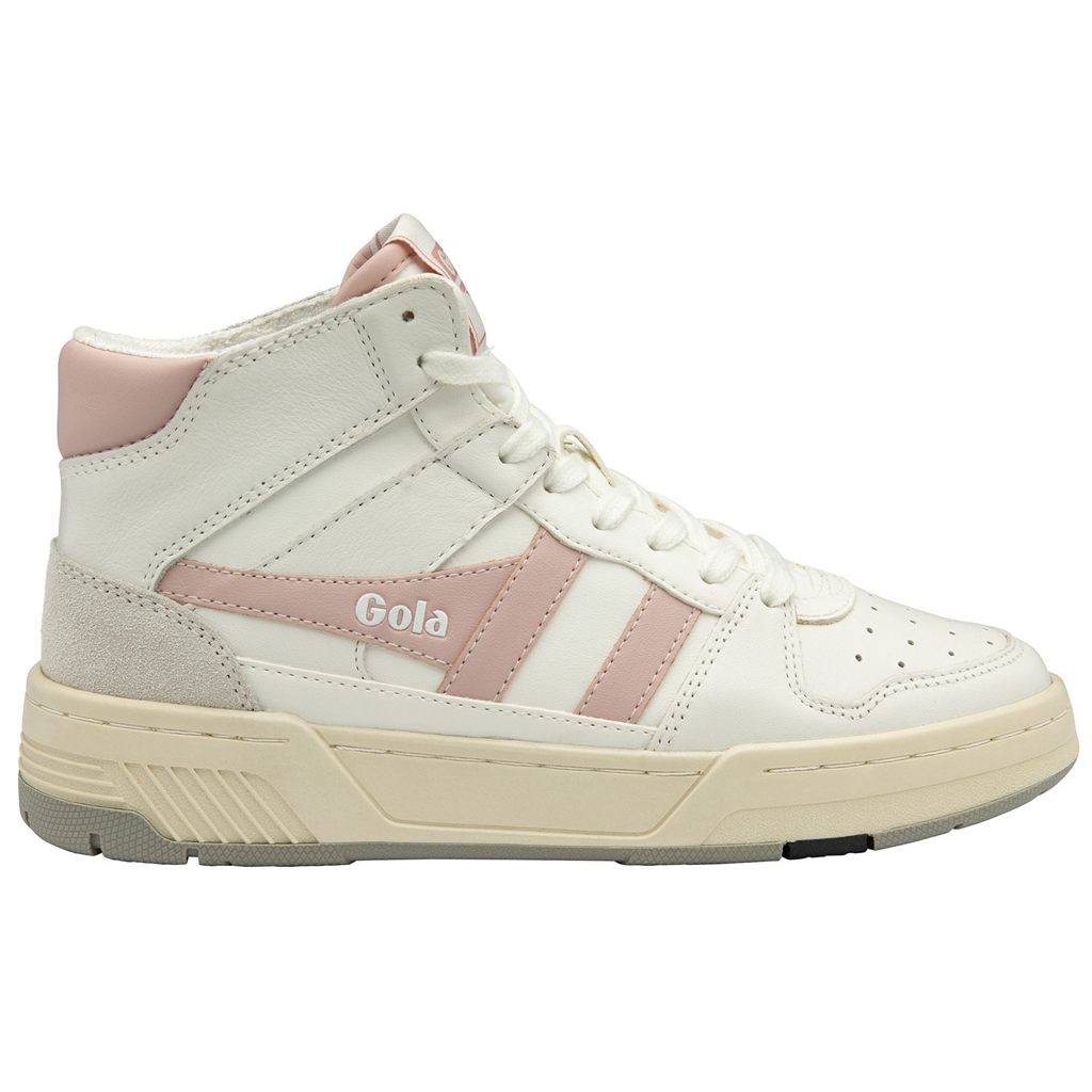 Gola Classics Allcourt High Sneakers Branco Rosa Portugal | LQZB21850