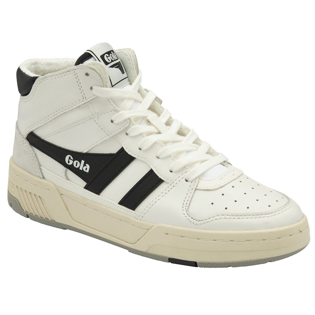 Gola Classics Allcourt High Sneakers Branco Pretas Portugal | UWOP12739