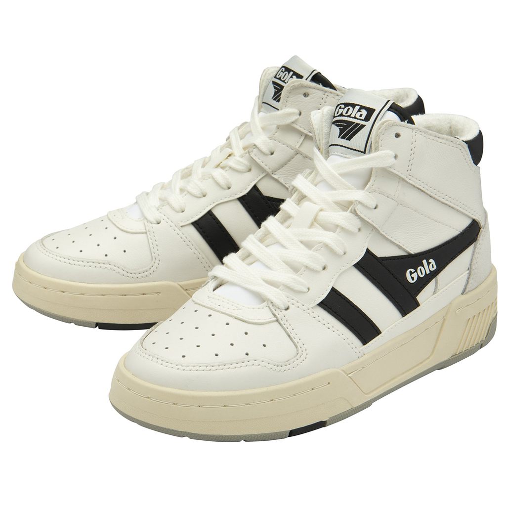 Gola Classics Allcourt High Sneakers Branco Pretas Portugal | UWOP12739