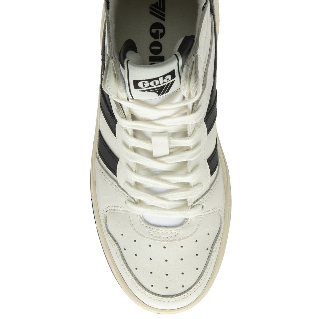 Gola Classics Allcourt High Sneakers Branco Pretas Portugal | UWOP12739