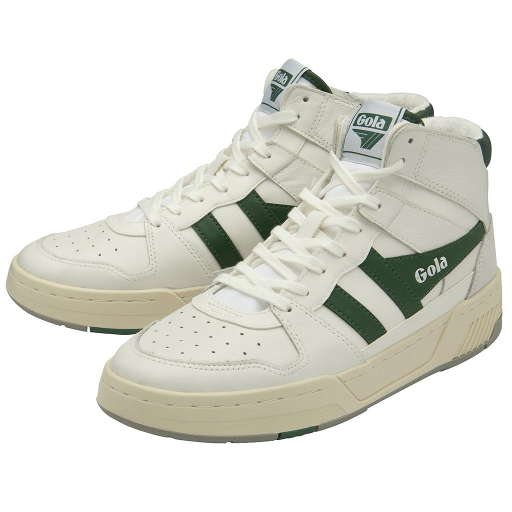 Gola Classics Allcourt High Sneakers Branco Verdes Portugal | IYJP48962