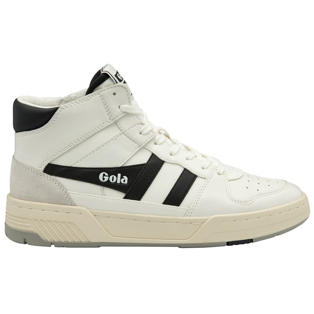 Gola Classics Allcourt High Sneakers Branco Pretas Portugal | TSDE86735
