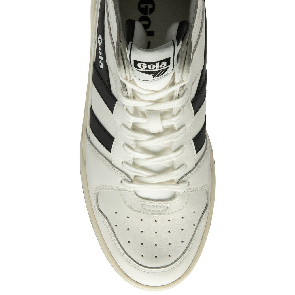 Gola Classics Allcourt High Sneakers Branco Pretas Portugal | TSDE86735