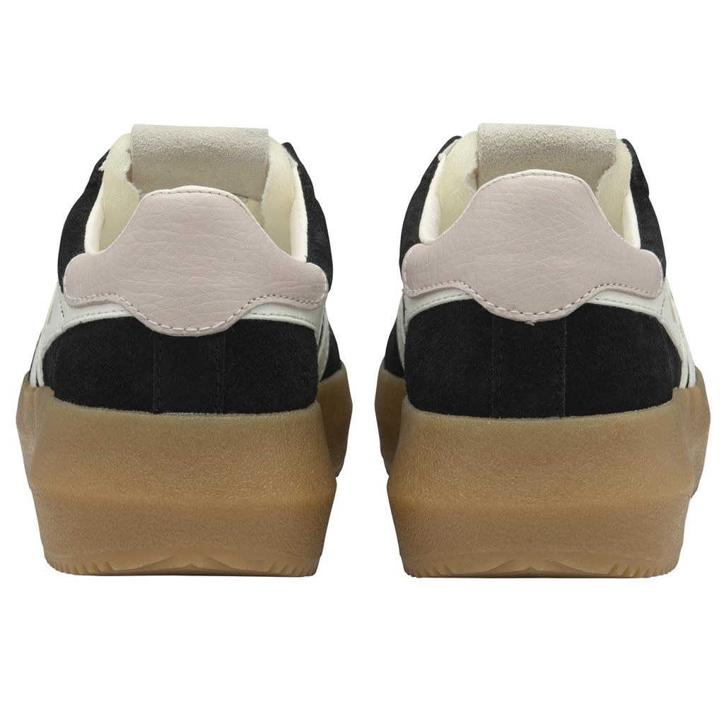 Gola Classics Athena Sneakers Pretas Branco Rosa Portugal | BYCM75618