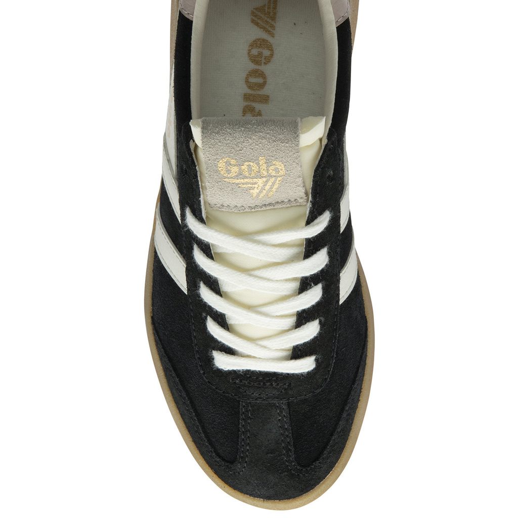 Gola Classics Athena Sneakers Pretas Branco Rosa Portugal | BYCM75618