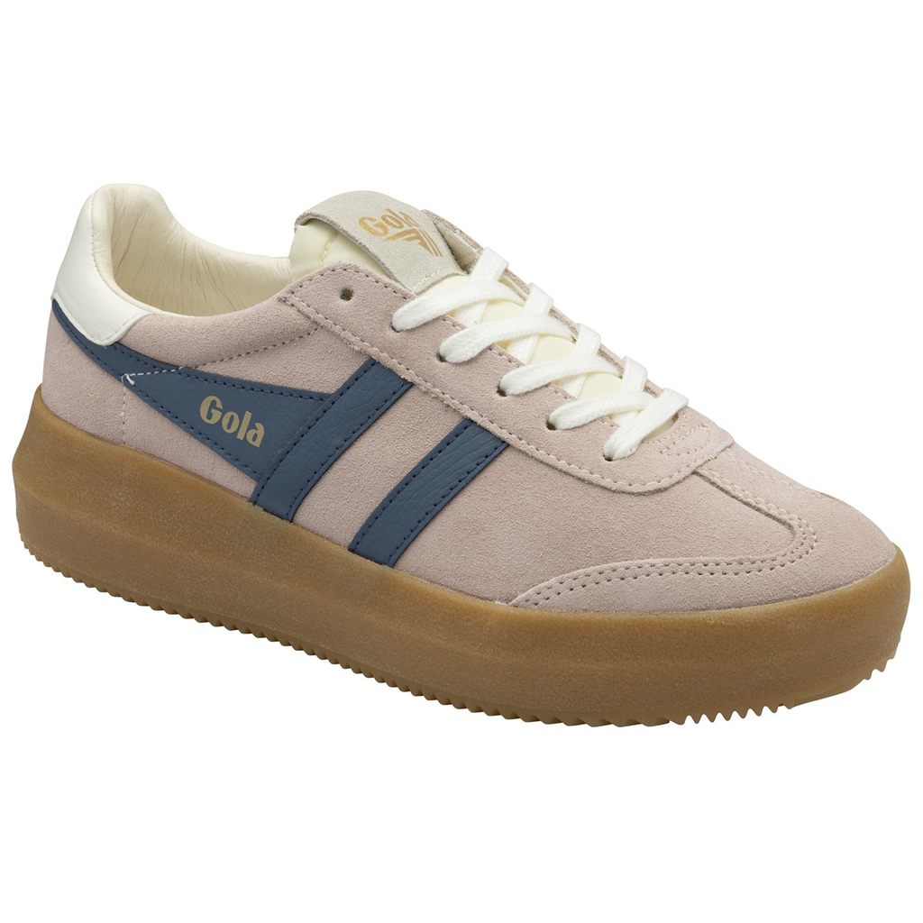 Gola Classics Athena Sneakers Rosa Branco Portugal | KJHD15726