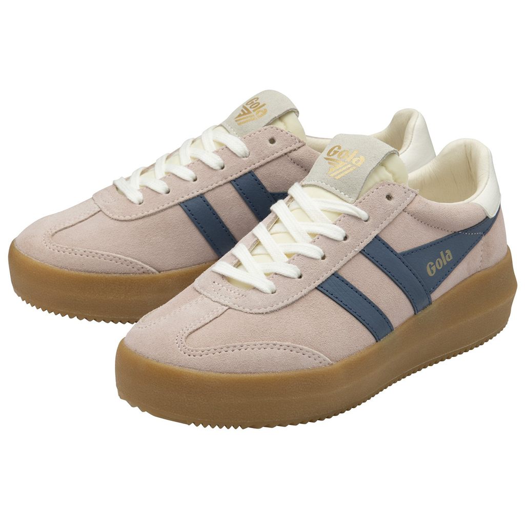 Gola Classics Athena Sneakers Rosa Branco Portugal | KJHD15726