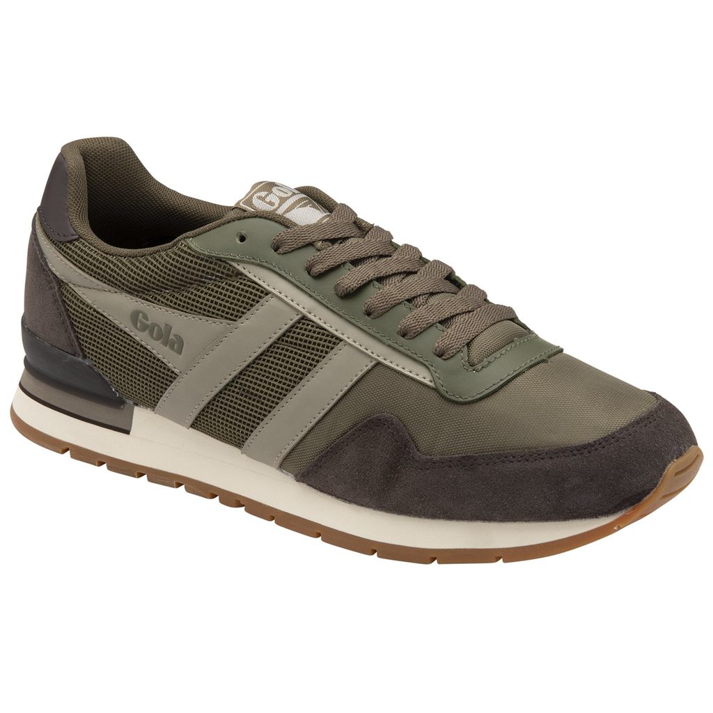 Gola Classics Atlanta Sneakers Caqui Marrom Escuro Portugal | XYZO48170