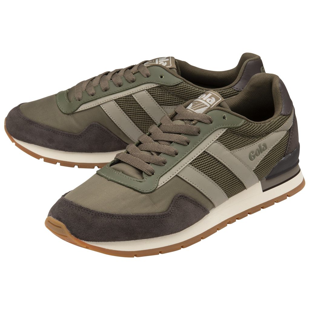 Gola Classics Atlanta Sneakers Caqui Marrom Escuro Portugal | XYZO48170