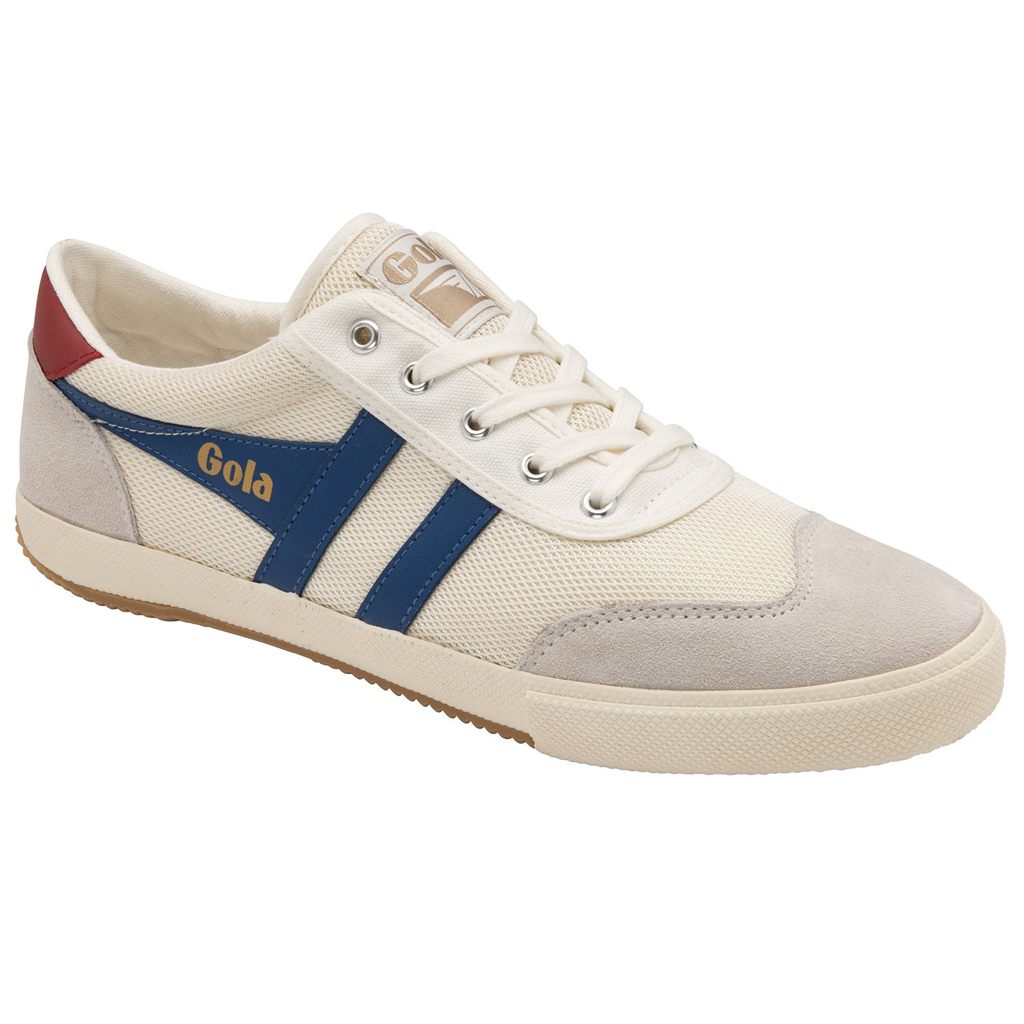 Gola Classics Badminton Mesh Plimsoll Sneakers Branco Azuis Vermelhas Escuro Portugal | YWJC25716