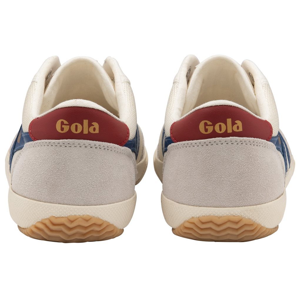 Gola Classics Badminton Mesh Plimsoll Sneakers Branco Azuis Vermelhas Escuro Portugal | YWJC25716