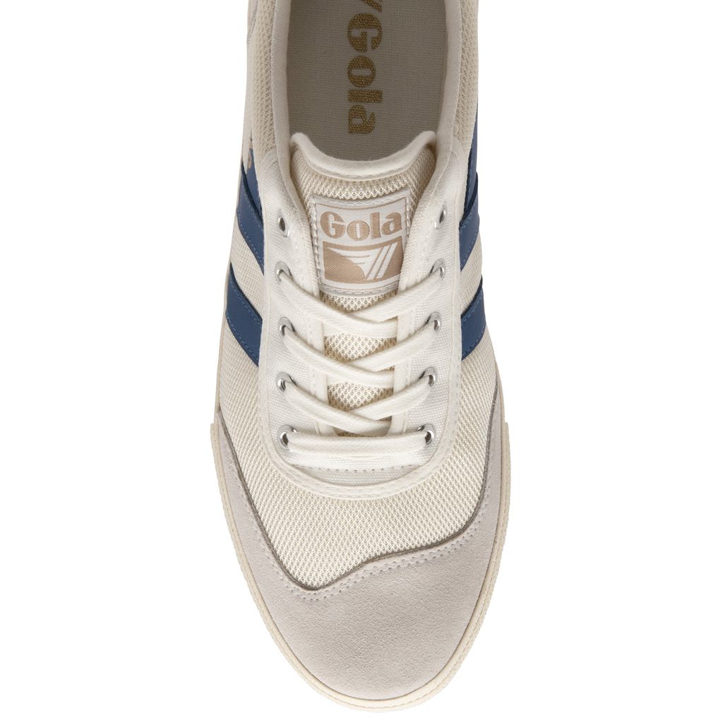 Gola Classics Badminton Mesh Plimsoll Sneakers Branco Azuis Vermelhas Escuro Portugal | YWJC25716