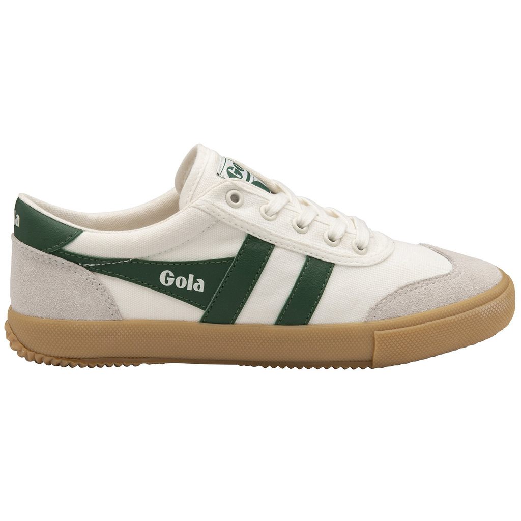 Gola Classics Badminton Plimsoll Sneakers Branco Verdes Portugal | AXWB24085