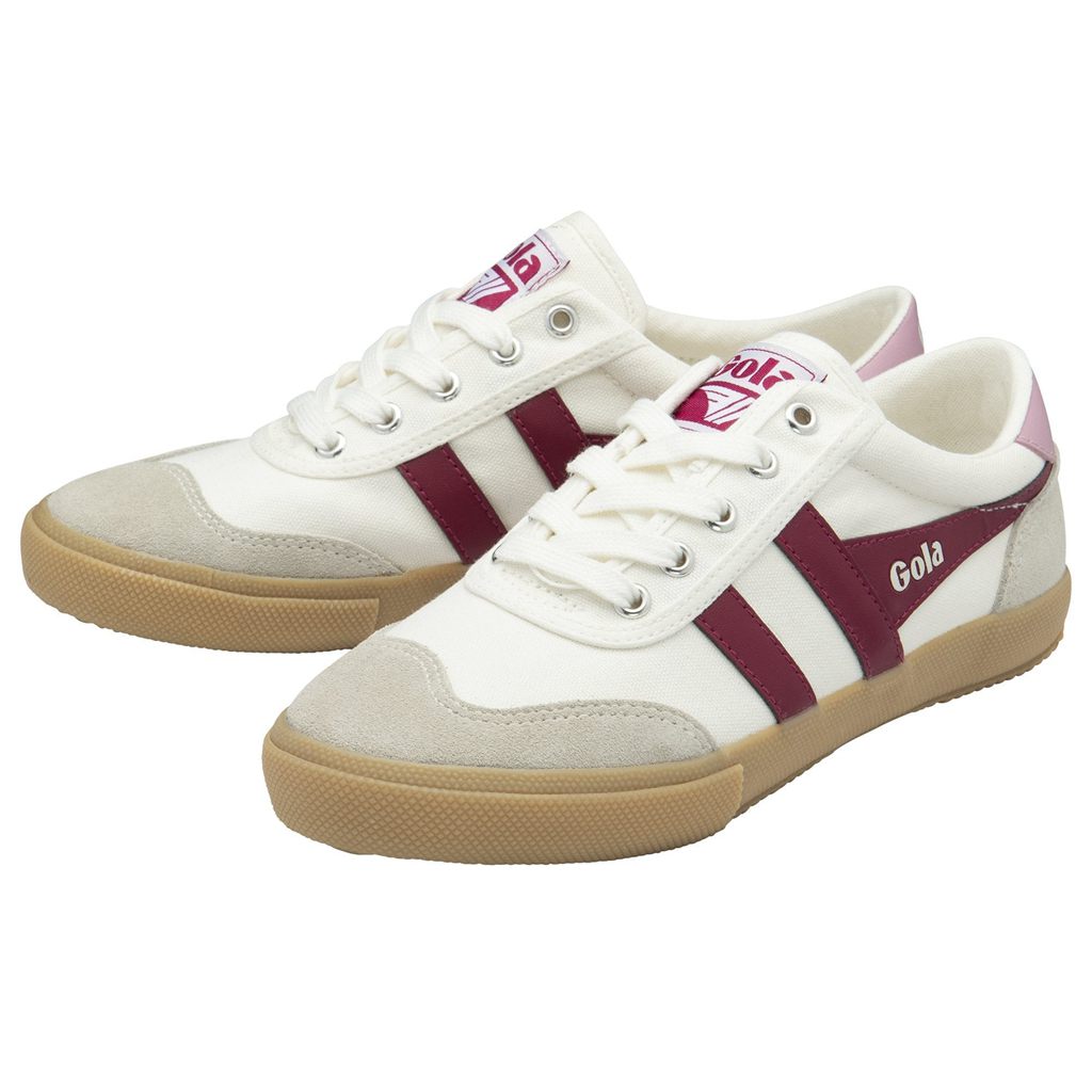 Gola Classics Badminton Plimsoll Sneakers Branco Portugal | RTJO10475