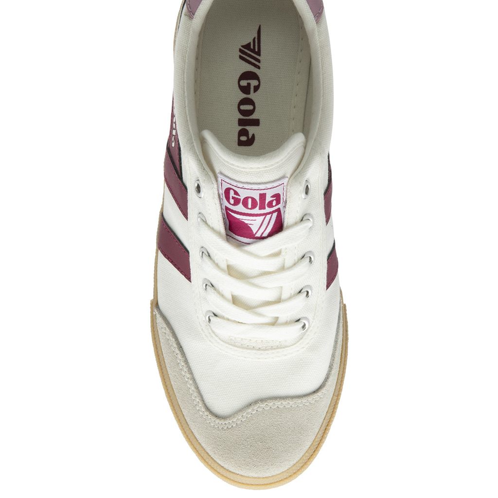 Gola Classics Badminton Plimsoll Sneakers Branco Portugal | RTJO10475