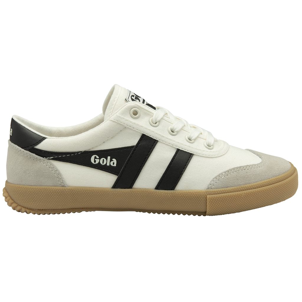 Gola Classics Badminton Plimsoll Sneakers Branco Pretas Portugal | MWDR71495