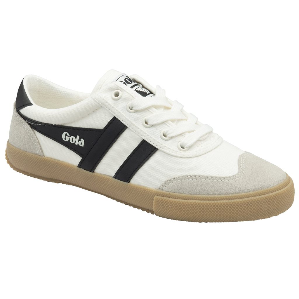 Gola Classics Badminton Plimsoll Sneakers Branco Pretas Portugal | MWDR71495