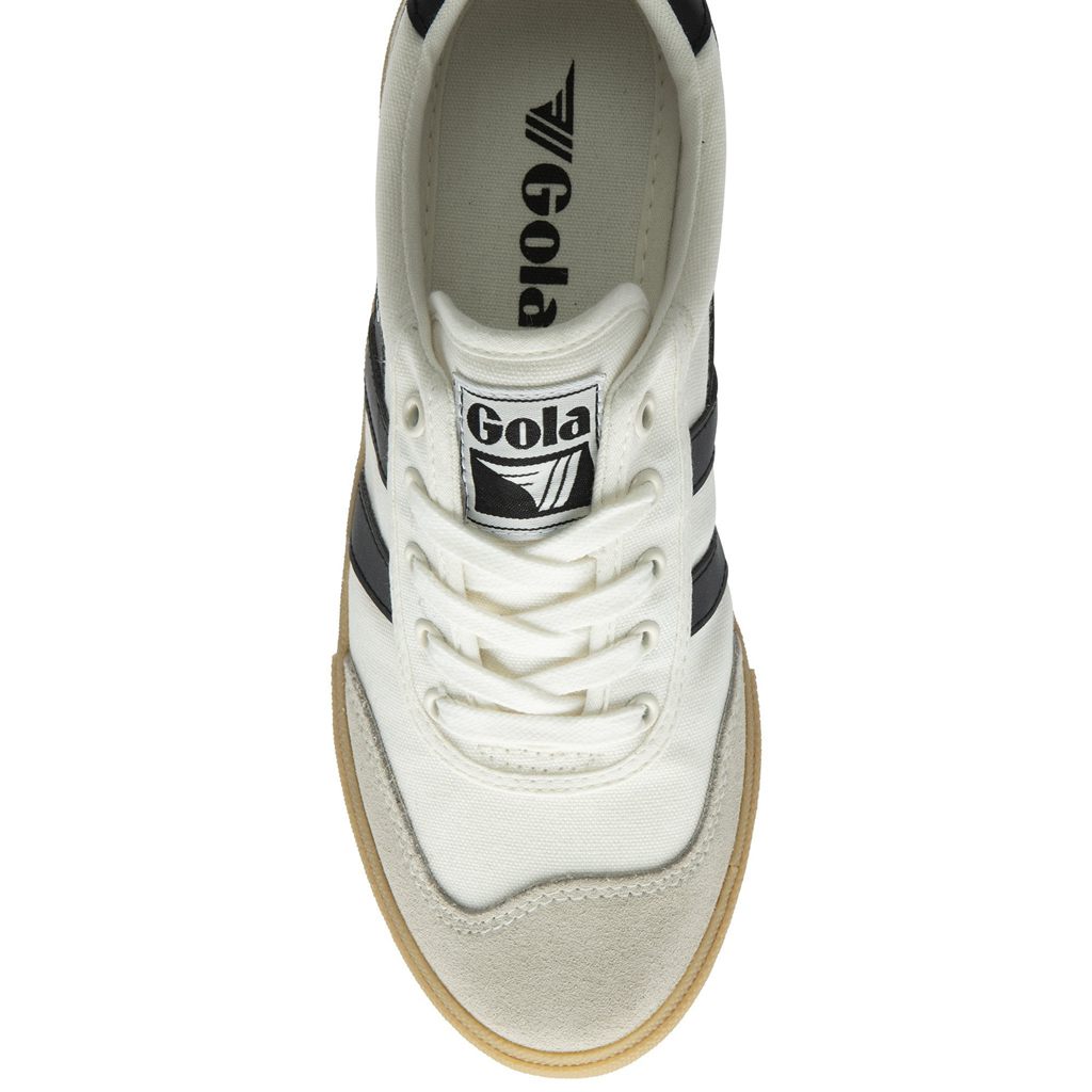 Gola Classics Badminton Plimsoll Sneakers Branco Pretas Portugal | MWDR71495