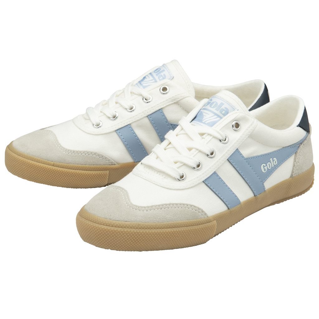 Gola Classics Badminton Plimsoll Sneakers Branco Azul Marinho Portugal | QOCT86972