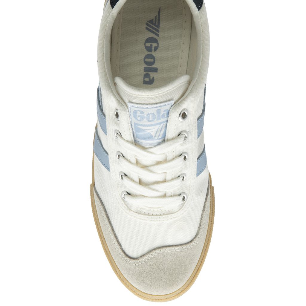 Gola Classics Badminton Plimsoll Sneakers Branco Azul Marinho Portugal | QOCT86972