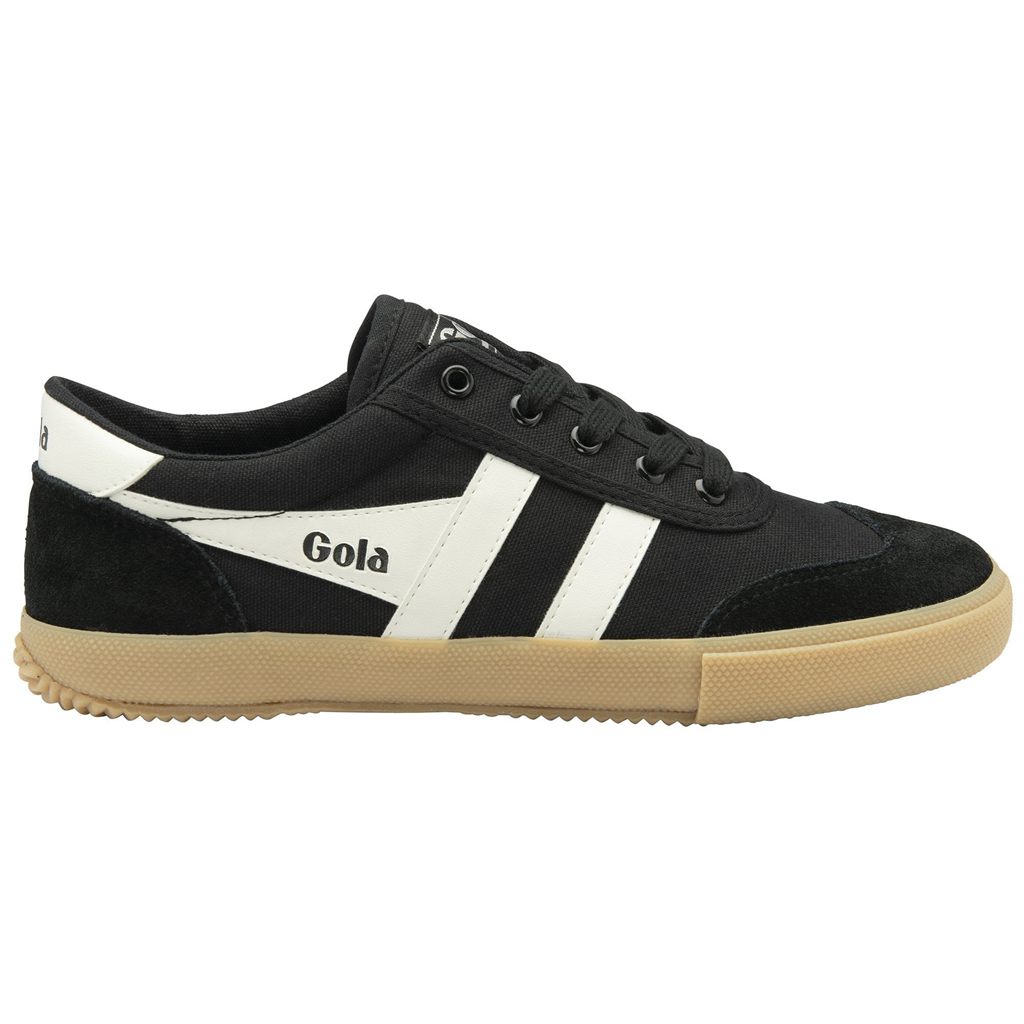 Gola Classics Badminton Plimsoll Sneakers Pretas Branco Portugal | GRCB43026