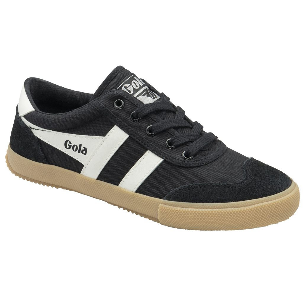 Gola Classics Badminton Plimsoll Sneakers Pretas Branco Portugal | GRCB43026