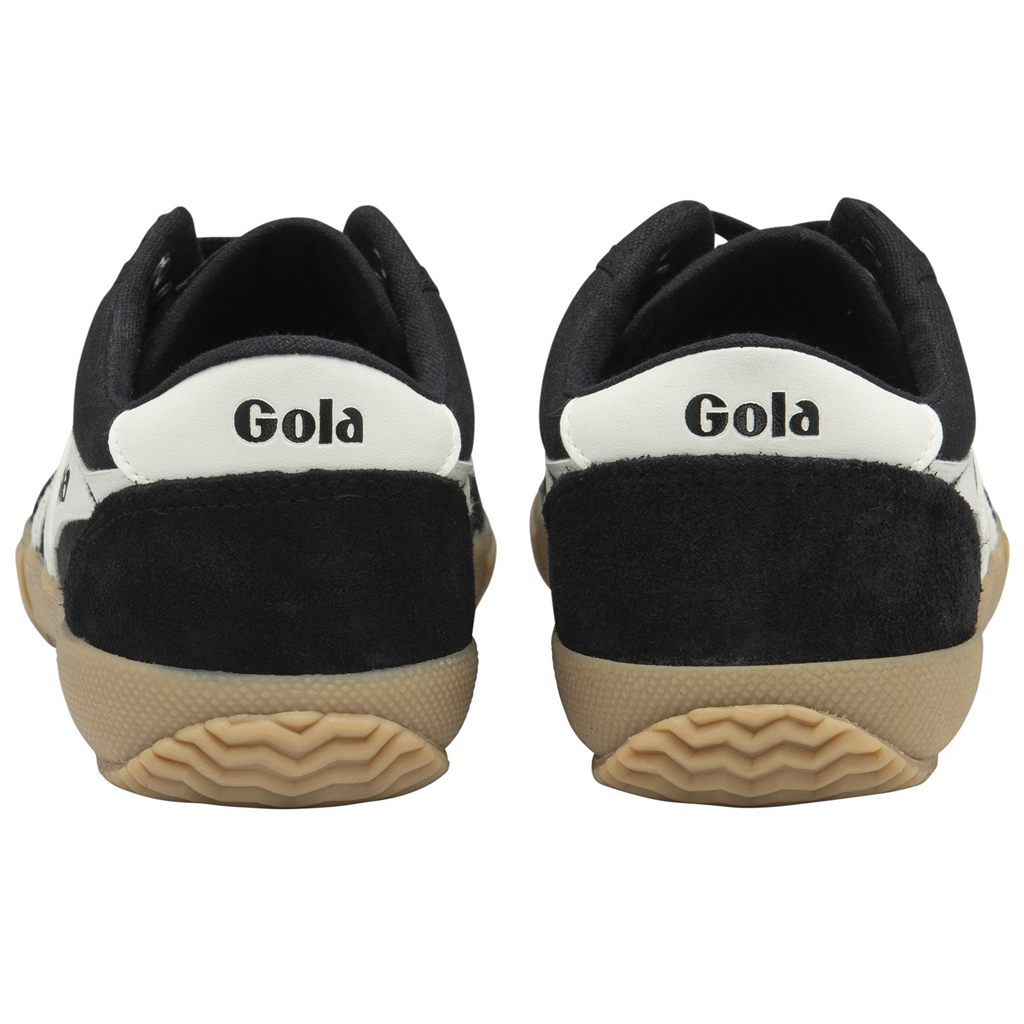 Gola Classics Badminton Plimsoll Sneakers Pretas Branco Portugal | GRCB43026