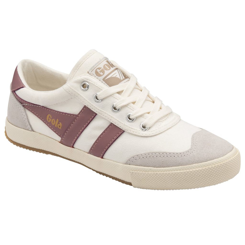 Gola Classics Badminton Plimsoll Sneakers Branco Rosa Portugal | FQKS85291