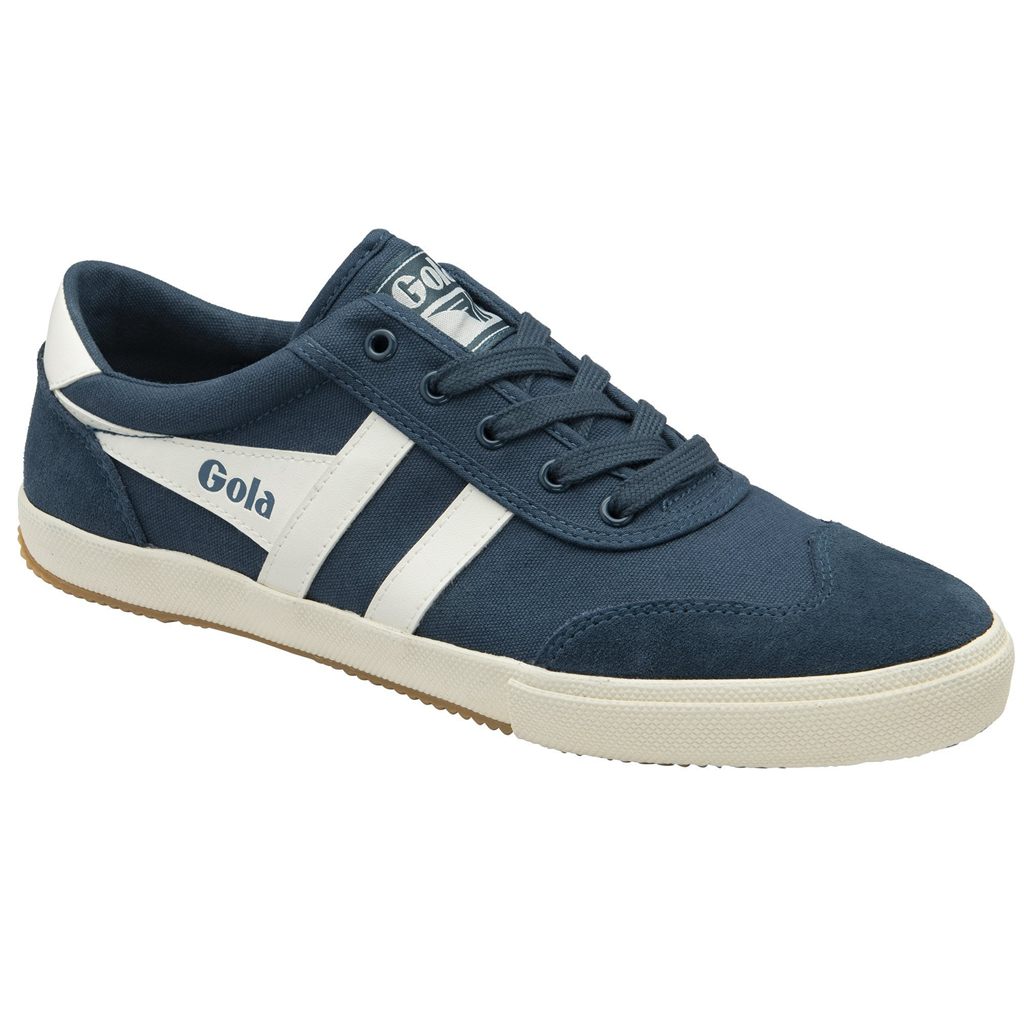 Gola Classics Badminton Plimsoll Sneakers Azuis Branco Portugal | IFTO97210