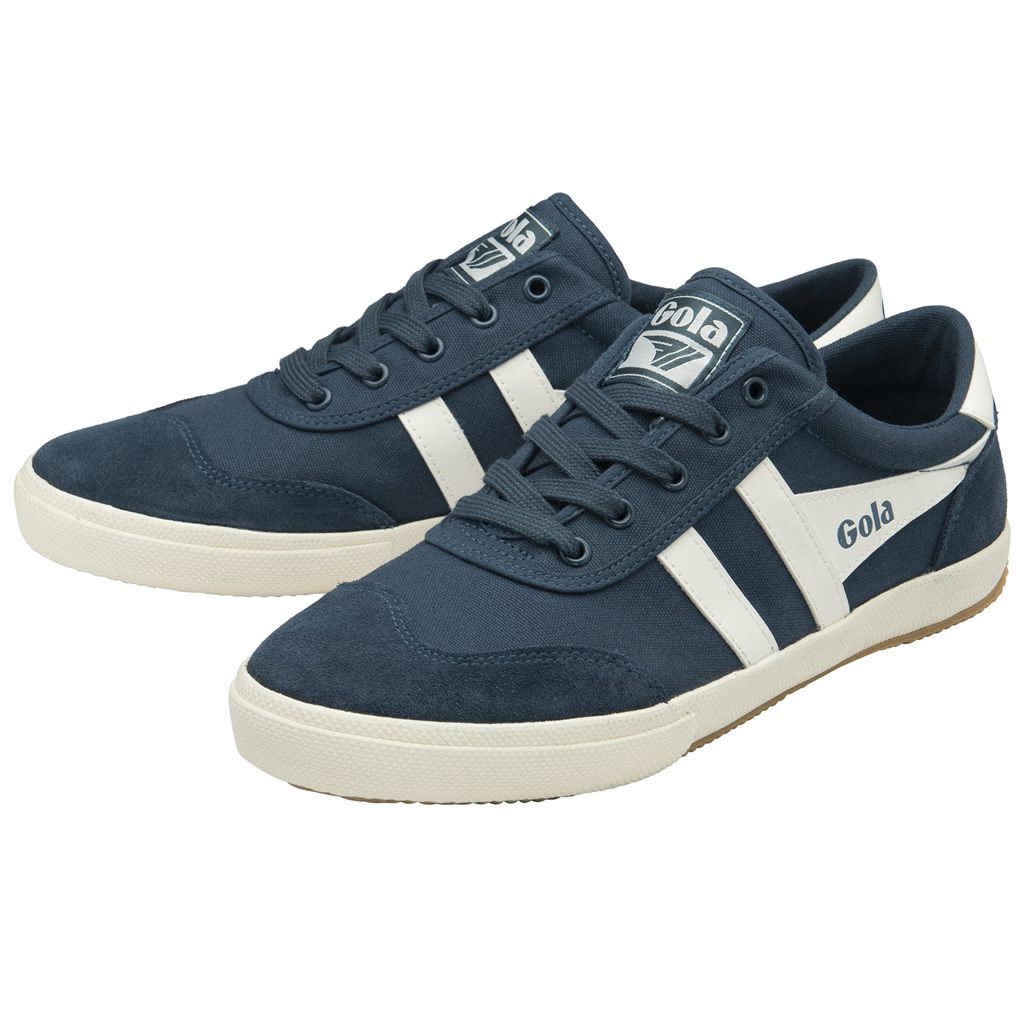 Gola Classics Badminton Plimsoll Sneakers Azuis Branco Portugal | IFTO97210