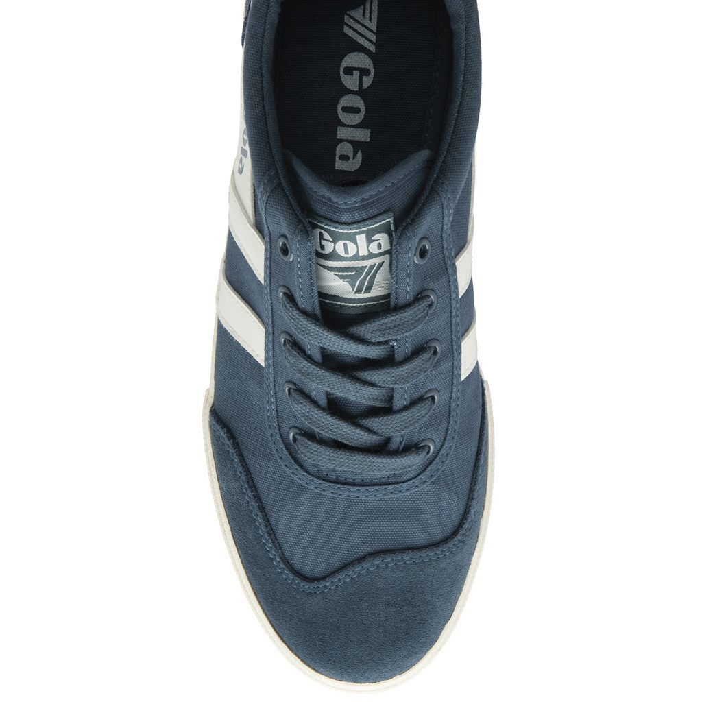Gola Classics Badminton Plimsoll Sneakers Azuis Branco Portugal | IFTO97210