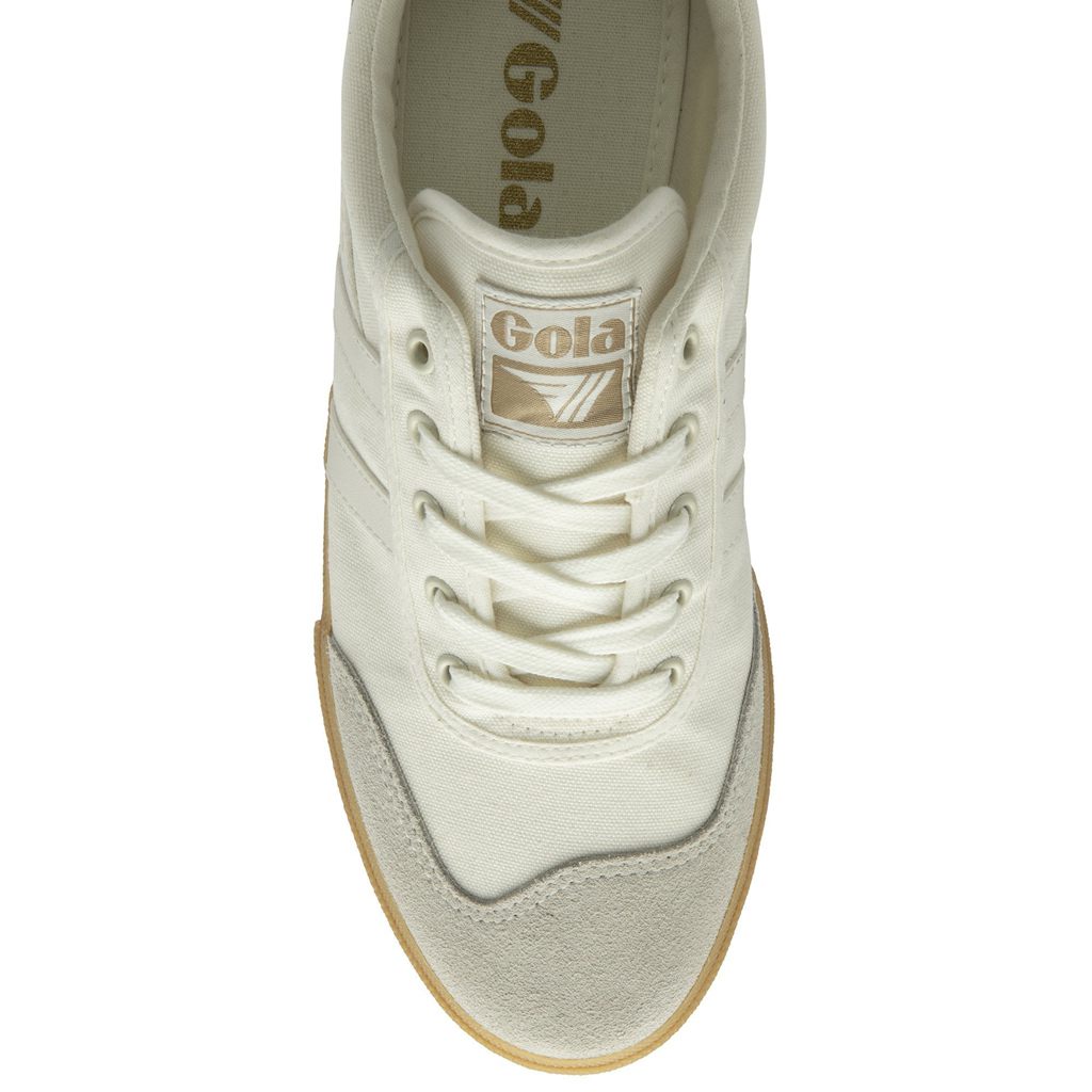 Gola Classics Badminton Plimsoll Sneakers Branco Portugal | ZVFX75461