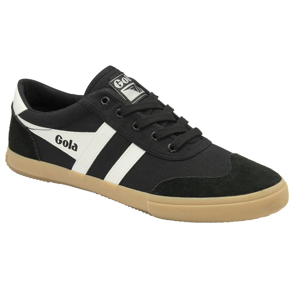 Gola Classics Badminton Plimsoll Sneakers Pretas Branco Portugal | RZSO28361