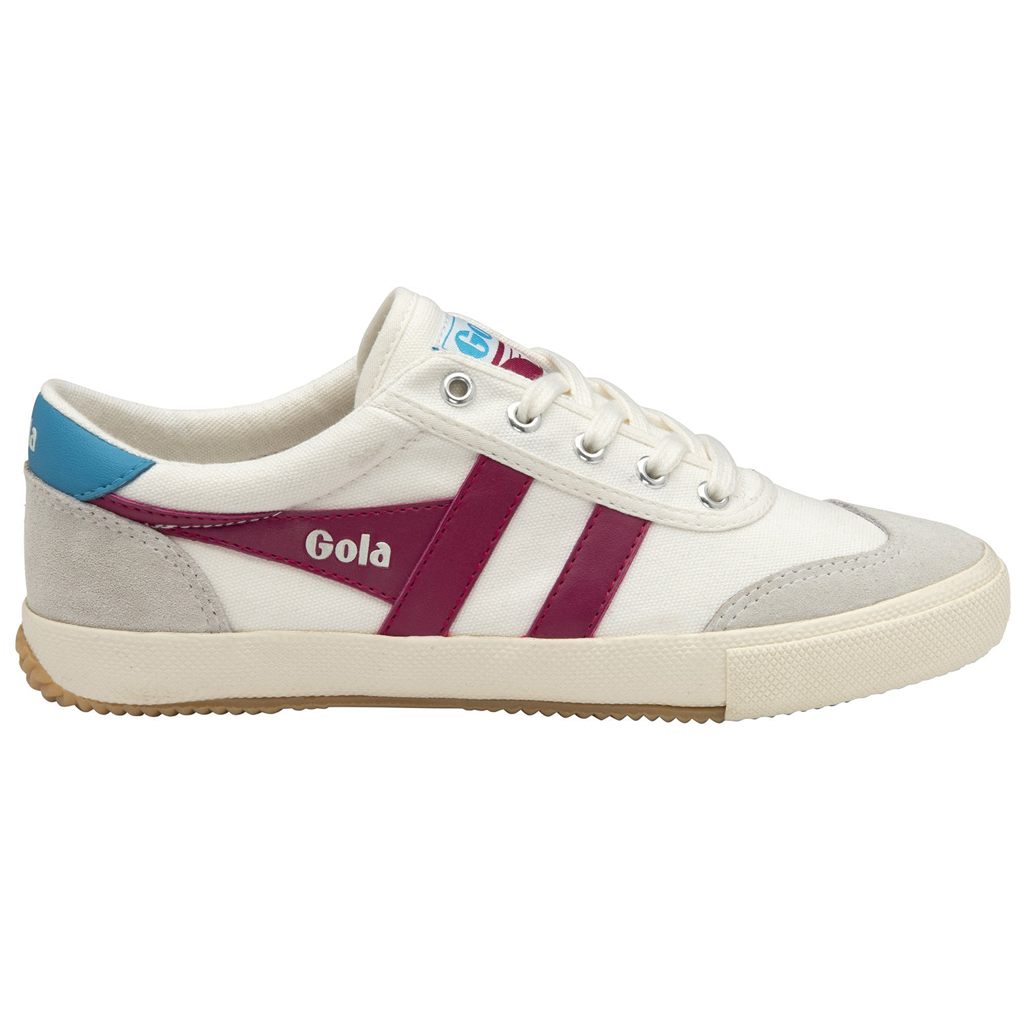 Gola Classics Badminton Sneakers Branco Fucsia Portugal | SCEF37195
