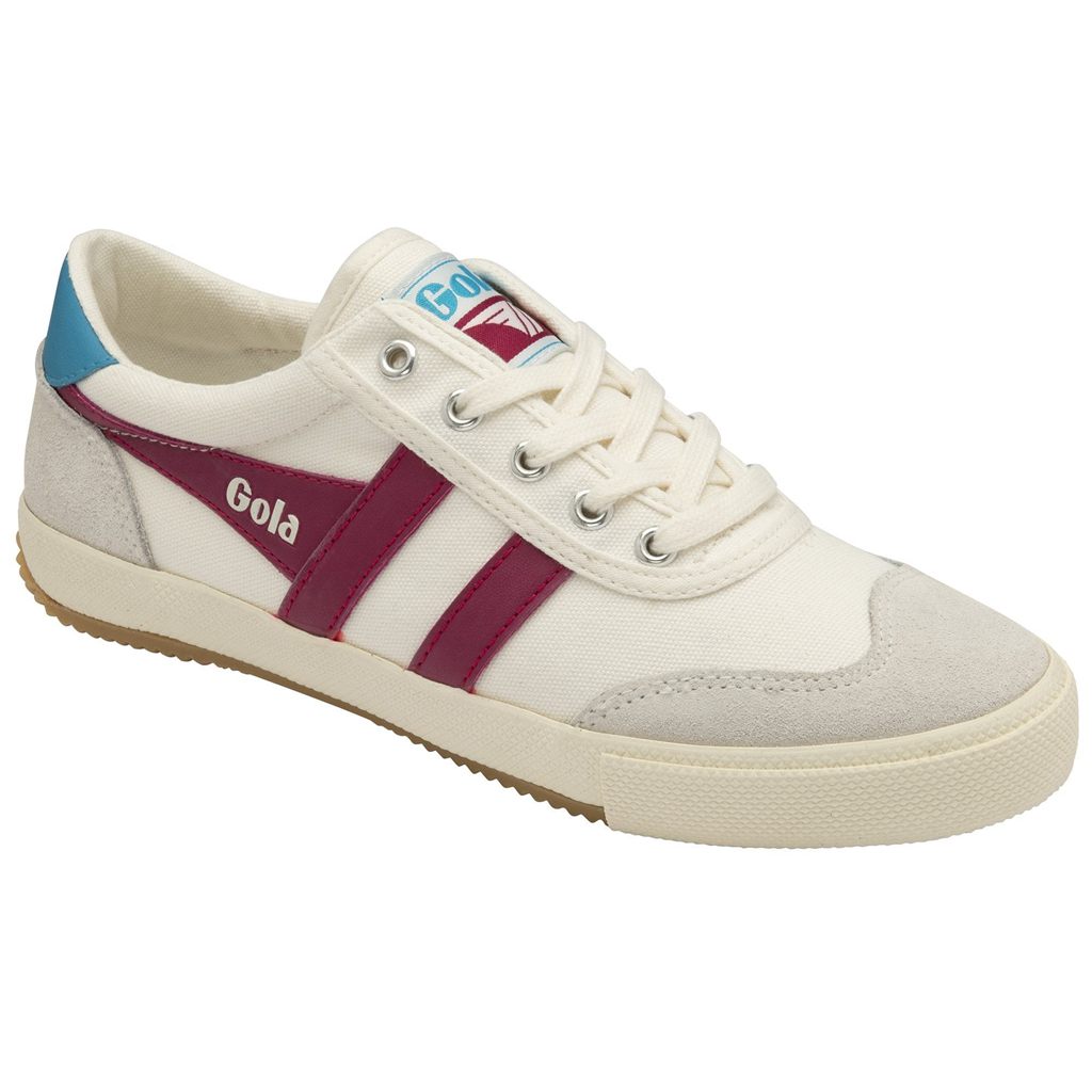 Gola Classics Badminton Sneakers Branco Fucsia Portugal | SCEF37195