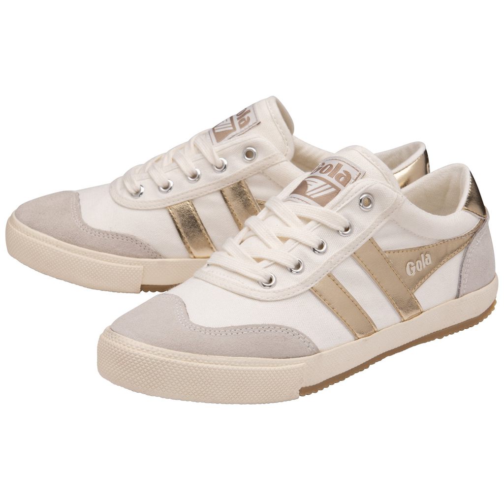 Gola Classics Badminton Sneakers Branco Douradas Portugal | BXCM62139