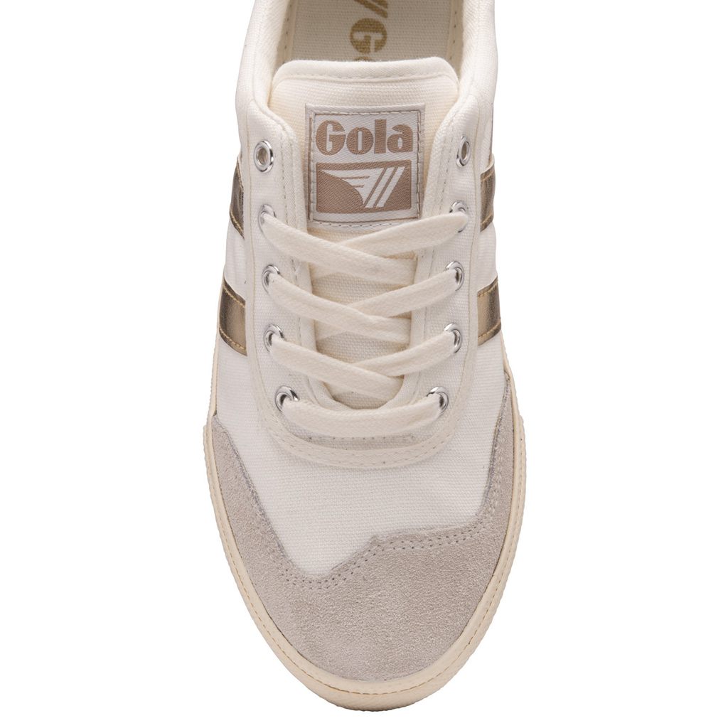 Gola Classics Badminton Sneakers Branco Douradas Portugal | BXCM62139