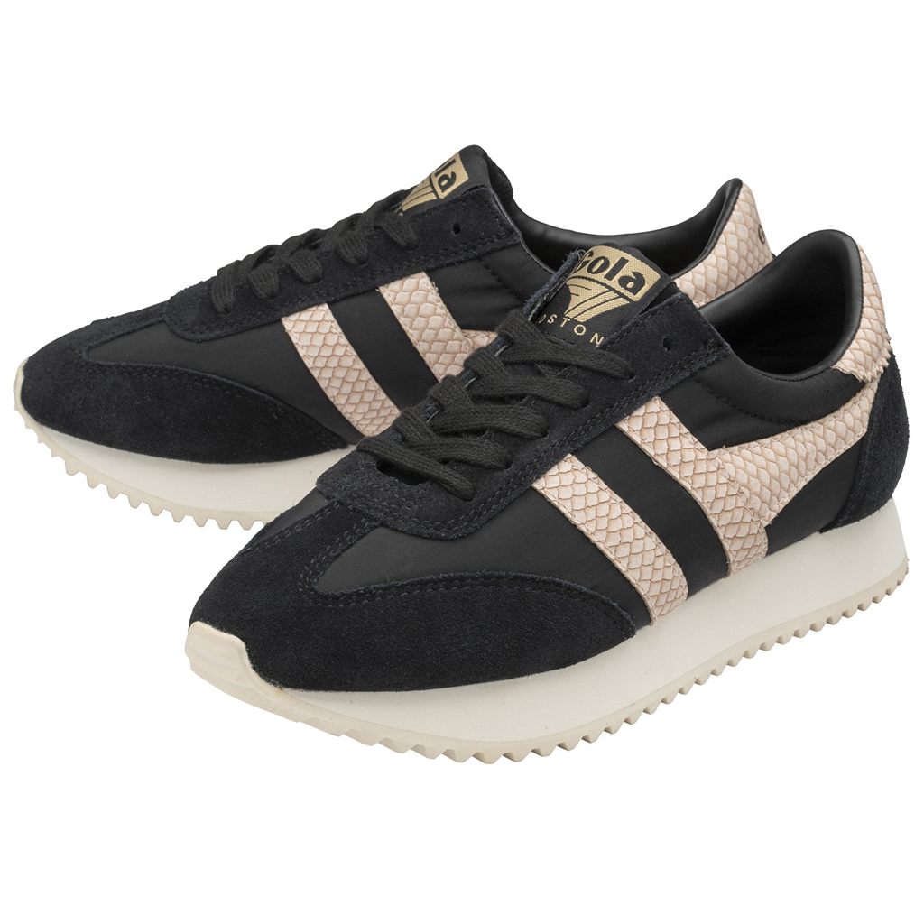 Gola Classics Boston '78 Snake Sneakers Pretas Rosa Portugal | WZME05169